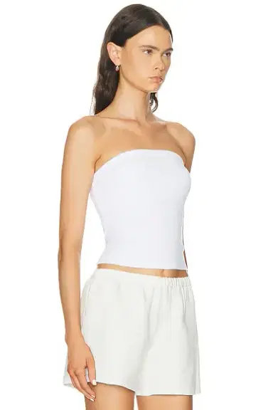 Enza Costa Cotton Rib Bandeau Top | Thumbnail 2 Enza Costa Cotton Rib Bandeau Top | Thumbnail 2
