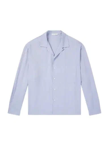 The Row Elijas Camp Collar Silk-Poplin Shirt | Thumbnail 1 The Row Elijas Camp Collar Silk-Poplin Shirt | Thumbnail 1