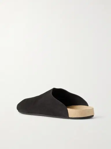 The Row Hudson Suede Slippers | Thumbnail 4 The Row Hudson Suede Slippers | Thumbnail 4