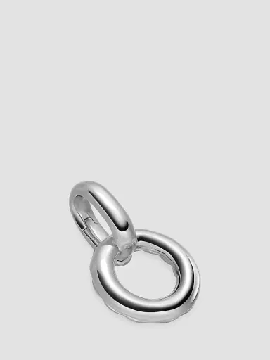 David Yurman Women's Amulet Holder in Sterling Silver, 20.3MM - Silver | Thumbnail 2 David Yurman Women's Amulet Holder in Sterling Silver, 20.3MM - Silver | Thumbnail 2