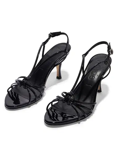 Aeyde Women's Solange 30MM Patent Leather Slingback Sandals - Black | Thumbnail 4 Aeyde Women's Solange 30MM Patent Leather Slingback Sandals - Black | Thumbnail 4