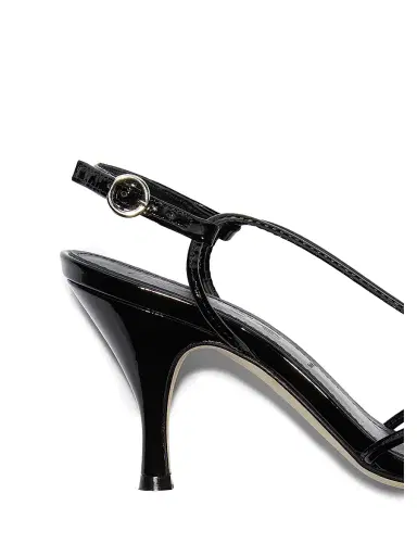 Aeyde Women's Solange 30MM Patent Leather Slingback Sandals - Black | Thumbnail 6 Aeyde Women's Solange 30MM Patent Leather Slingback Sandals - Black | Thumbnail 6