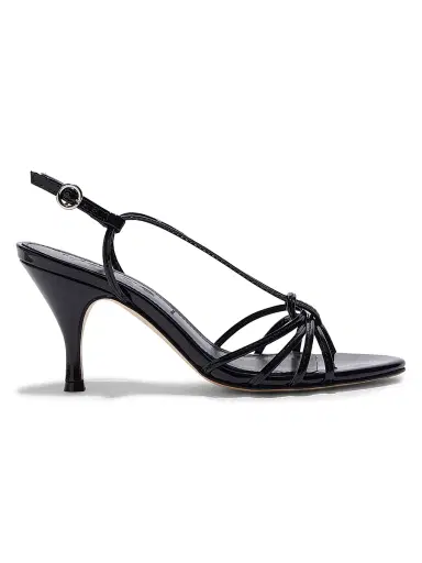 Aeyde Women's Solange 30MM Patent Leather Slingback Sandals - Black | Thumbnail 1 Aeyde Women's Solange 30MM Patent Leather Slingback Sandals - Black | Thumbnail 1
