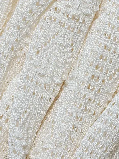 Loulou de Saison Women's Egeo Lace-Knit Wide-Leg Pants - Ivory - Size XS | Thumbnail 7 Loulou de Saison Women's Egeo Lace-Knit Wide-Leg Pants - Ivory - Size XS | Thumbnail 7