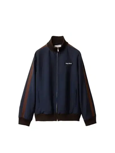 Miu Miu Women's Kid Mohair Blouson Jacket - Blue - Size 8 | Thumbnail 1 Miu Miu Women's Kid Mohair Blouson Jacket - Blue - Size 8 | Thumbnail 1