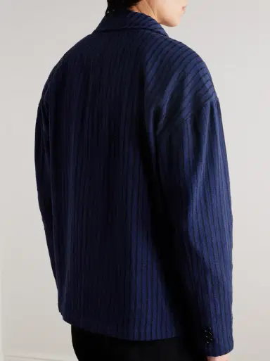 Kardo Hugh 2.0 Unstructured Striped Cotton Suit Jacket | Thumbnail 4 Kardo Hugh 2.0 Unstructured Striped Cotton Suit Jacket | Thumbnail 4
