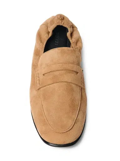 SIMKHAI Women's Danna Suede Loafers - Light Camel | Thumbnail 2 SIMKHAI Women's Danna Suede Loafers - Light Camel | Thumbnail 2