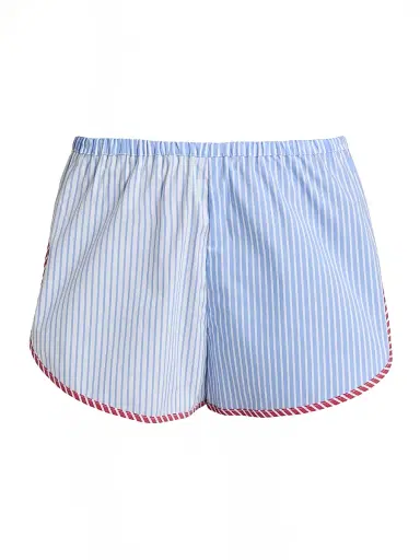Solid & Striped Women's The Lester Stripe Shorts - Colorblock Marina | Thumbnail 1 Solid & Striped Women's The Lester Stripe Shorts - Colorblock Marina | Thumbnail 1