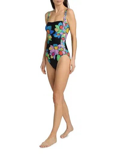Johnny Was Women's x Ashley Percival Marilyn One-Piece Swimsuit - Aphra | Thumbnail 2 Johnny Was Women's x Ashley Percival Marilyn One-Piece Swimsuit - Aphra | Thumbnail 2