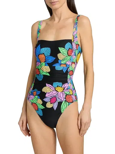 Johnny Was Women's x Ashley Percival Marilyn One-Piece Swimsuit - Aphra | Thumbnail 3 Johnny Was Women's x Ashley Percival Marilyn One-Piece Swimsuit - Aphra | Thumbnail 3