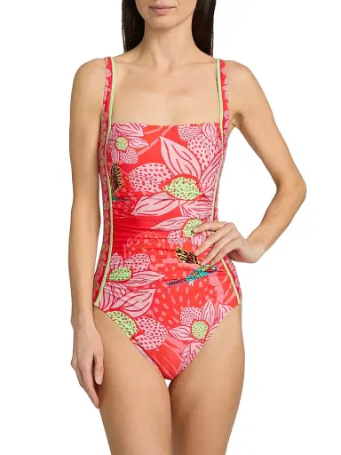 Johnny Was Women's x Ashley Percival Marilyn One-Piece Swimsuit - Zerua | Thumbnail 3 Johnny Was Women's x Ashley Percival Marilyn One-Piece Swimsuit - Zerua | Thumbnail 3