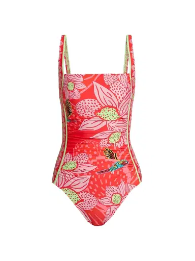 Johnny Was Women's x Ashley Percival Marilyn One-Piece Swimsuit - Zerua | Thumbnail 1 Johnny Was Women's x Ashley Percival Marilyn One-Piece Swimsuit - Zerua | Thumbnail 1