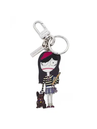 Marc Jacobs Women's Paris-Themed Enamel Bag Charm - Paris | Thumbnail 1 Marc Jacobs Women's Paris-Themed Enamel Bag Charm - Paris | Thumbnail 1