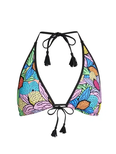 Johnny Was Women's x Ashley Percival Zephra Halter Bikini Top - Aphra | Thumbnail 1 Johnny Was Women's x Ashley Percival Zephra Halter Bikini Top - Aphra | Thumbnail 1