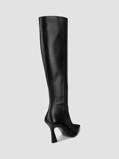 Stuart Weitzman Women's Vinnie 90MM Leather Knee-High Boots - Black | Thumbnail 3 Stuart Weitzman Women's Vinnie 90MM Leather Knee-High Boots - Black | Thumbnail 3