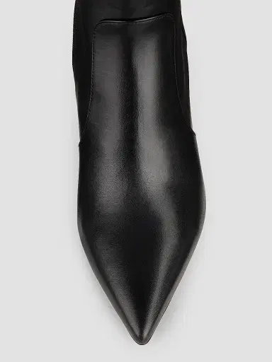 Stuart Weitzman Women's Vinnie 90MM Leather Knee-High Boots - Black | Thumbnail 4 Stuart Weitzman Women's Vinnie 90MM Leather Knee-High Boots - Black | Thumbnail 4
