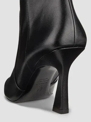 Stuart Weitzman Women's Vinnie 90MM Leather Knee-High Boots - Black | Thumbnail 5 Stuart Weitzman Women's Vinnie 90MM Leather Knee-High Boots - Black | Thumbnail 5