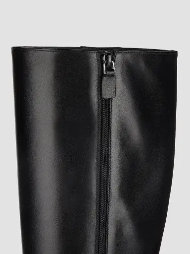 Stuart Weitzman Women's Vinnie 90MM Leather Knee-High Boots - Black | Thumbnail 6 Stuart Weitzman Women's Vinnie 90MM Leather Knee-High Boots - Black | Thumbnail 6