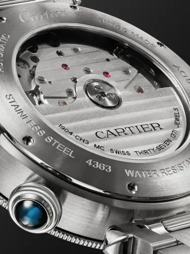 Cartier Pasha de Automatic Chronograph 41mm Stainless Steel Watch, Ref. No. WSPA0039 - Men | Thumbnail 3 Cartier Pasha de Automatic Chronograph 41mm Stainless Steel Watch, Ref. No. WSPA0039 - Men | Thumbnail 3