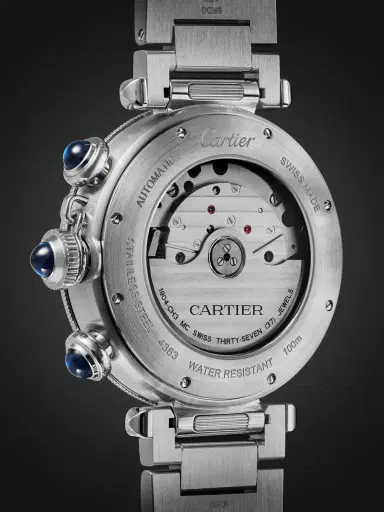 Cartier Pasha de Automatic Chronograph 41mm Stainless Steel Watch, Ref. No. WSPA0039 - Men | Thumbnail 5 Cartier Pasha de Automatic Chronograph 41mm Stainless Steel Watch, Ref. No. WSPA0039 - Men | Thumbnail 5