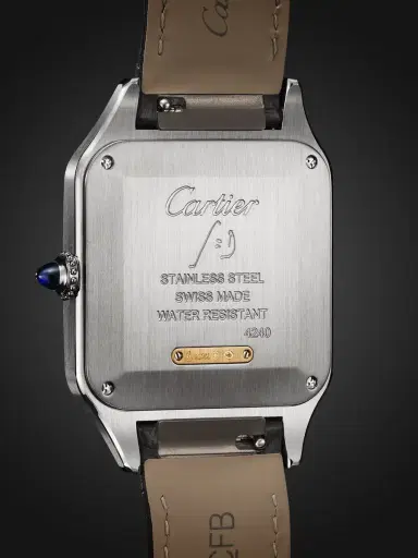 Cartier Santos-Dumont Large 18-Karat Gold and Stainless Steel Watch, Ref. W2SA0036 - Men | Thumbnail 4 Cartier Santos-Dumont Large 18-Karat Gold and Stainless Steel Watch, Ref. W2SA0036 - Men | Thumbnail 4
