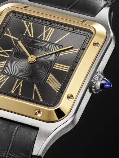 Cartier Santos-Dumont Large 18-Karat Gold and Stainless Steel Watch, Ref. W2SA0036 - Men | Thumbnail 5 Cartier Santos-Dumont Large 18-Karat Gold and Stainless Steel Watch, Ref. W2SA0036 - Men | Thumbnail 5