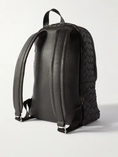 Bottega Veneta Intrecciato Full-Grain Leather Backpack - Men | Thumbnail 3 Bottega Veneta Intrecciato Full-Grain Leather Backpack - Men | Thumbnail 3