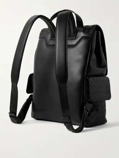 Bottega Veneta Intrecciato Leather Backpack - Men | Thumbnail 3 Bottega Veneta Intrecciato Leather Backpack - Men | Thumbnail 3