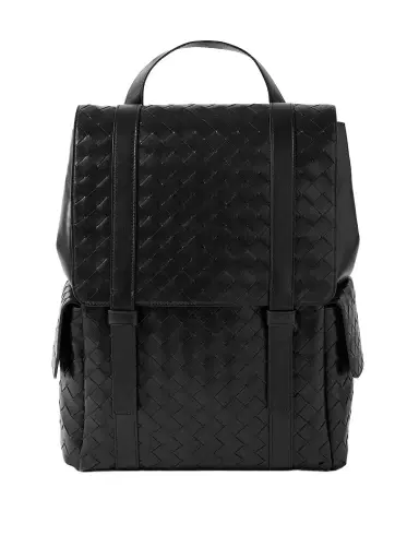 Bottega Veneta Intrecciato Leather Backpack - Men | Thumbnail 1 Bottega Veneta Intrecciato Leather Backpack - Men | Thumbnail 1