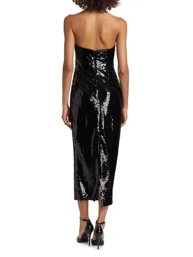 Milly Women's Kait Vines of Floral Sequin Dress | Thumbnail 5 Milly Women's Kait Vines of Floral Sequin Dress | Thumbnail 5