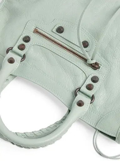 Balenciaga Women's Le City Top Handle Bag - Mineral Green | Thumbnail 5 Balenciaga Women's Le City Top Handle Bag - Mineral Green | Thumbnail 5