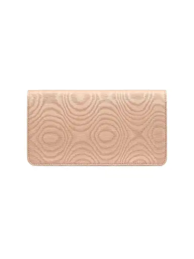 Valentino Garavani Women's VLogo Signature Chain Wallet in Moiré Fabric - Beige | Thumbnail 4 Valentino Garavani Women's VLogo Signature Chain Wallet in Moiré Fabric - Beige | Thumbnail 4