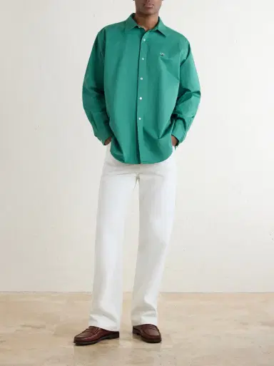 Aimé Leon Dore Logo-Embroidered Cotton Shirt | Thumbnail 2 Aimé Leon Dore Logo-Embroidered Cotton Shirt | Thumbnail 2