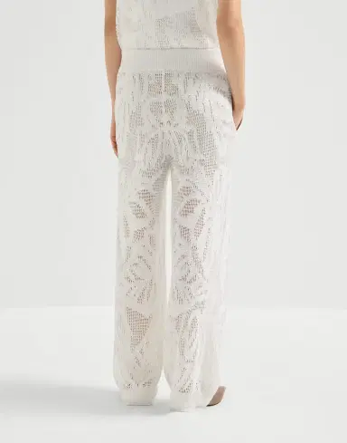 Brunello Cucinelli Dazzling water lilies trousers | Thumbnail 2 Brunello Cucinelli Dazzling water lilies trousers | Thumbnail 2