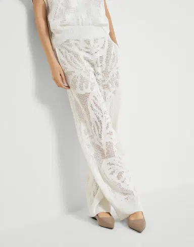 Brunello Cucinelli Dazzling water lilies trousers | Thumbnail 4 Brunello Cucinelli Dazzling water lilies trousers | Thumbnail 4