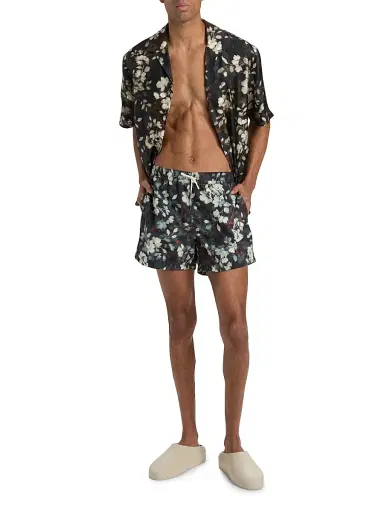 Simkhai Men's Malachi Swim Shorts - Floral Print | Thumbnail 2 Simkhai Men's Malachi Swim Shorts - Floral Print | Thumbnail 2