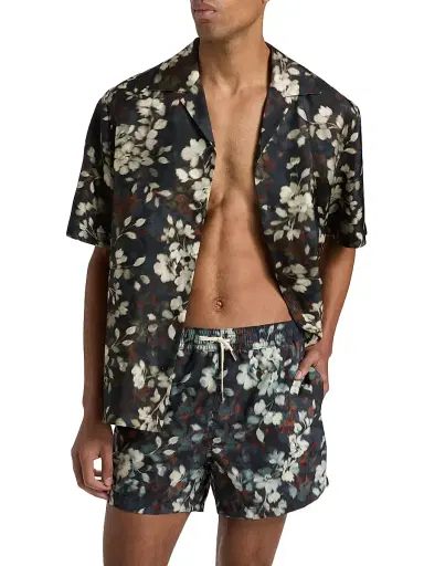 Simkhai Men's Malachi Swim Shorts - Floral Print | Thumbnail 3 Simkhai Men's Malachi Swim Shorts - Floral Print | Thumbnail 3