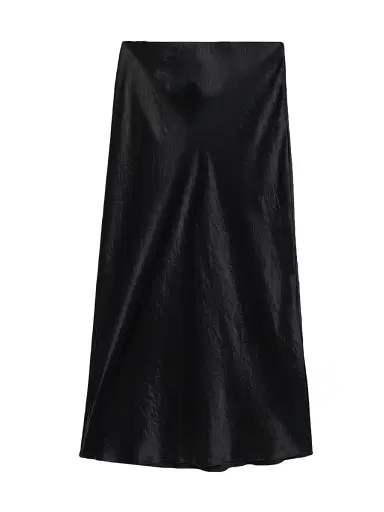 Vince Women's Split Satin Midi-Skirt | Thumbnail 1 Vince Women's Split Satin Midi-Skirt | Thumbnail 1