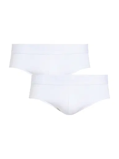 Commando Men's Premier 2-Pack Stretch-Cotton Brief Set - White - Size XXL | Thumbnail 1 Commando Men's Premier 2-Pack Stretch-Cotton Brief Set - White - Size XXL | Thumbnail 1