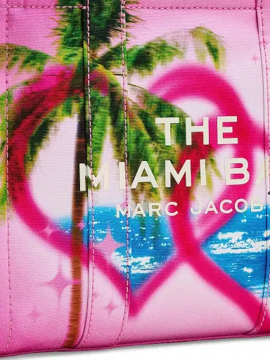 Marc Jacobs Women's The City Miami Cotton-Blend Tote Bag - Miami | Thumbnail 7 Marc Jacobs Women's The City Miami Cotton-Blend Tote Bag - Miami | Thumbnail 7