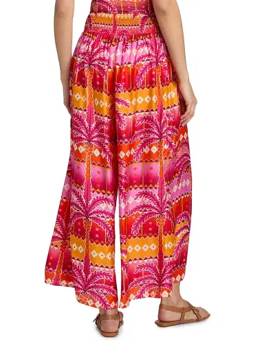 Johnny Was Women's Zahara Palazzo Cropped Pants - Zahara | Thumbnail 5 Johnny Was Women's Zahara Palazzo Cropped Pants - Zahara | Thumbnail 5