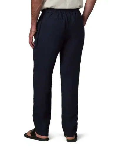Joe's Jeans Men's Linen Drawstring Straight-Leg Pants - Baritone Blue | Thumbnail 5 Joe's Jeans Men's Linen Drawstring Straight-Leg Pants - Baritone Blue | Thumbnail 5