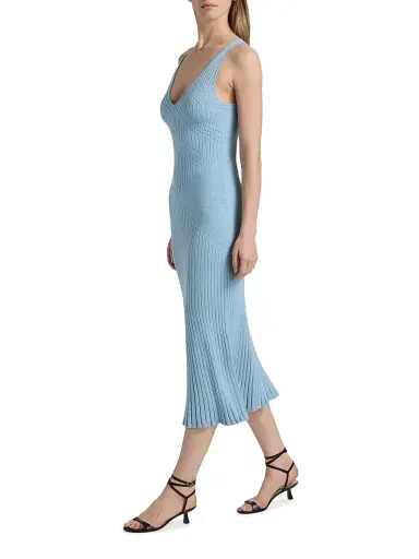 Ronny Kobo Women's Emeron Knit Midi-Dress - Ancient Water | Thumbnail 4 Ronny Kobo Women's Emeron Knit Midi-Dress - Ancient Water | Thumbnail 4