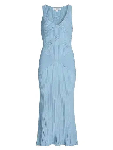 Ronny Kobo Women's Emeron Knit Midi-Dress - Ancient Water | Thumbnail 1 Ronny Kobo Women's Emeron Knit Midi-Dress - Ancient Water | Thumbnail 1