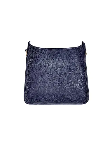 GiGi New York Women's Elle Leather Crossbody Bag - Navy | Thumbnail 4 GiGi New York Women's Elle Leather Crossbody Bag - Navy | Thumbnail 4