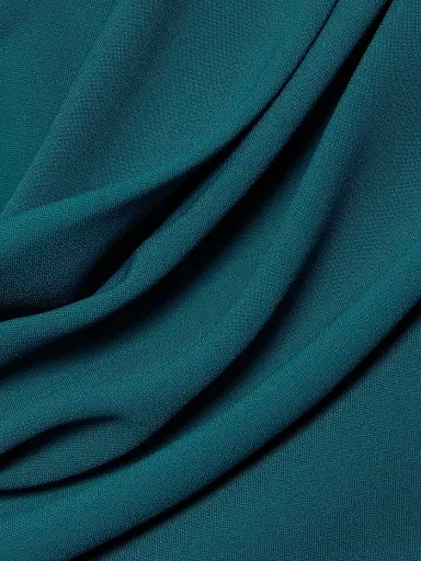 Amsale Women's Draped One-Shoulder Gown - Teal | Thumbnail 7 Amsale Women's Draped One-Shoulder Gown - Teal | Thumbnail 7