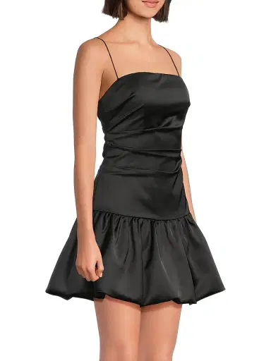 Ungaro Women's Willow Bubble-Skirt Minidress - Black | Thumbnail 4 Ungaro Women's Willow Bubble-Skirt Minidress - Black | Thumbnail 4
