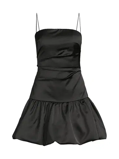 Ungaro Women's Willow Bubble-Skirt Minidress - Black | Thumbnail 1 Ungaro Women's Willow Bubble-Skirt Minidress - Black | Thumbnail 1