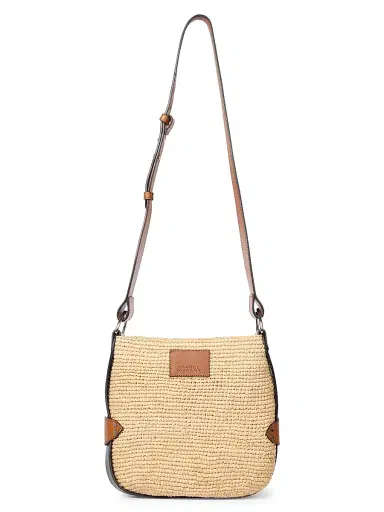 Isabel Marant Women's Mini Bayia Raffia & Leather Shoulder Bag | Thumbnail 5 Isabel Marant Women's Mini Bayia Raffia & Leather Shoulder Bag | Thumbnail 5