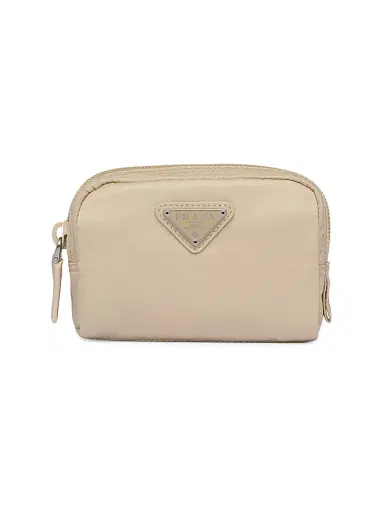 Prada Re-Nylon Necessaire Pouch - Beige Khaki | Thumbnail 1 Prada Re-Nylon Necessaire Pouch - Beige Khaki | Thumbnail 1